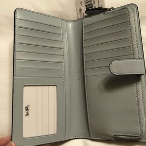 Coach Skinny Leather Wallet